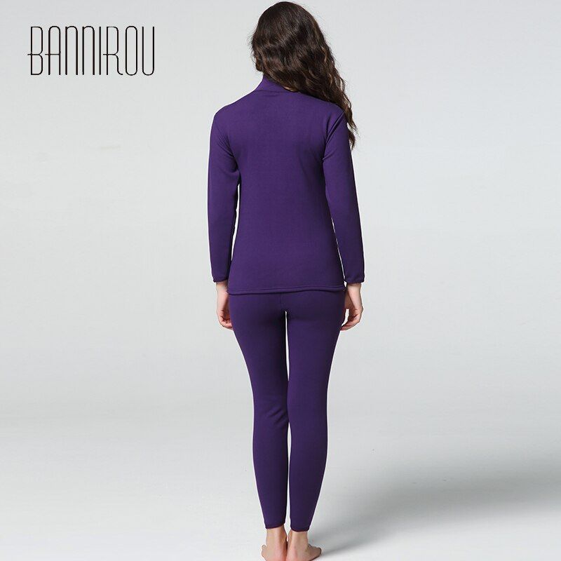 Woman Winter Warm Thermal Underwear Set