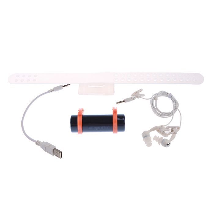 Water Resistant Sports MP3 Player Black