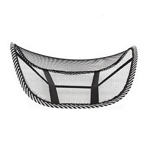 Car Seat Office Chair Massage Back Lumbar Support-Black
