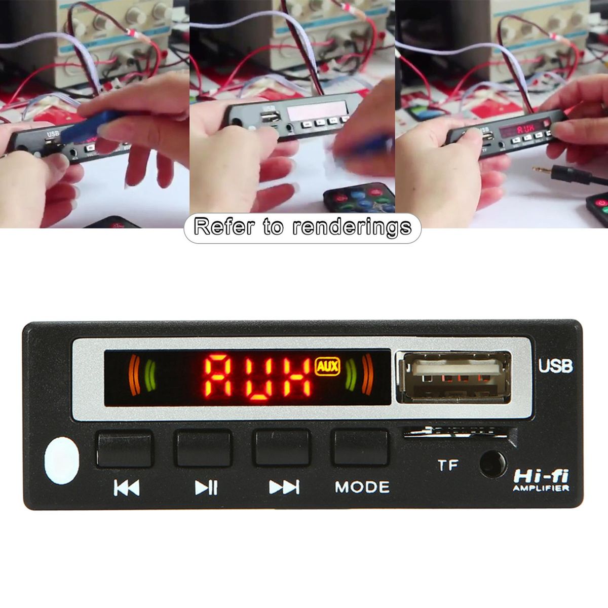 Decode Board Support USB Interface U Disk Support MP3/WMA/WAV Format