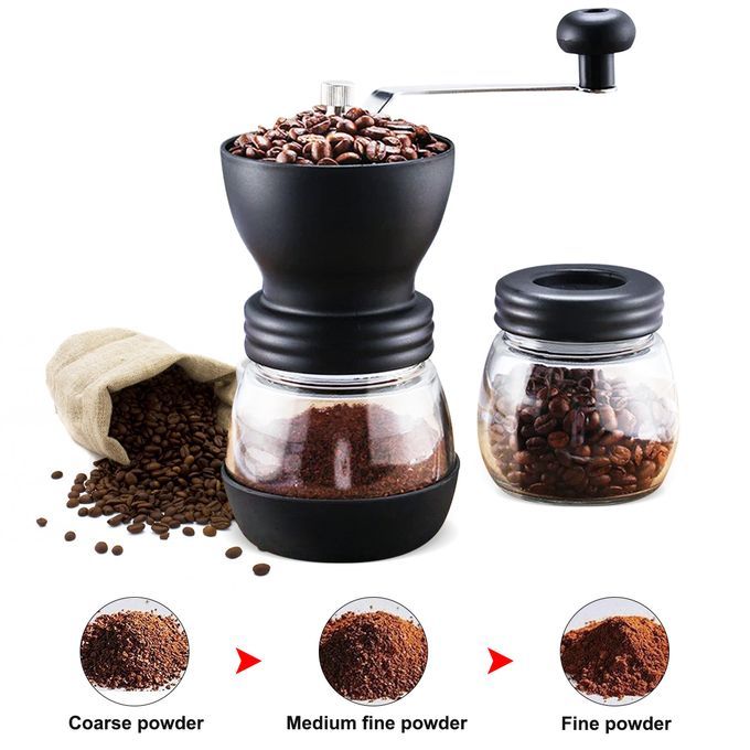 Manual Coffee Bean Grinder Hand Grinding Food Grain Blender