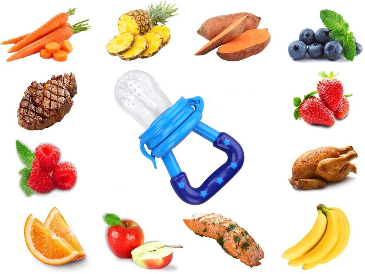 Fruit Feeding Pacifier  Baby Teether  (3 Nipple Sizes)