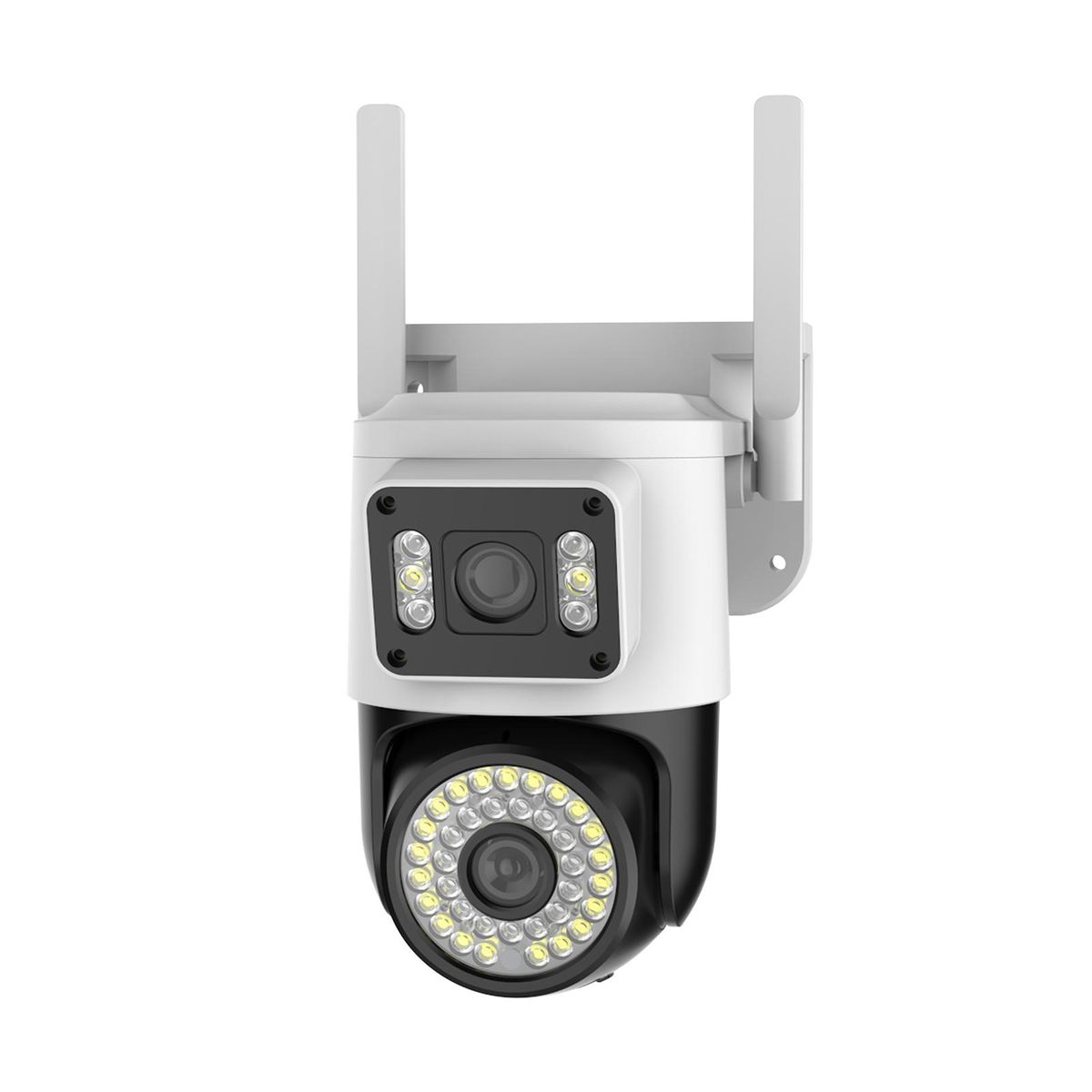 WiFi Security Camera Dual 1080P 2MP Dual Camera 2.4G/5GHz WiFi for Home Security Detection Alarm Two-way Intercom APP:yoosee