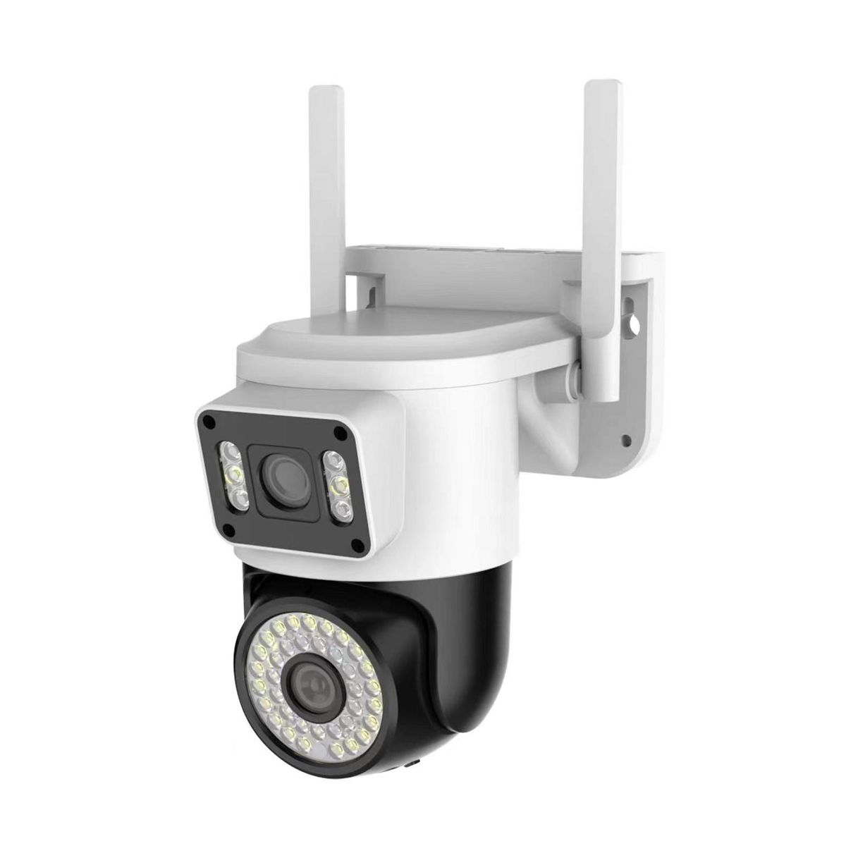 WiFi Security Camera Dual 1080P 2MP Dual Camera 2.4G/5GHz WiFi for Home Security Detection Alarm Two-way Intercom APP:yoosee