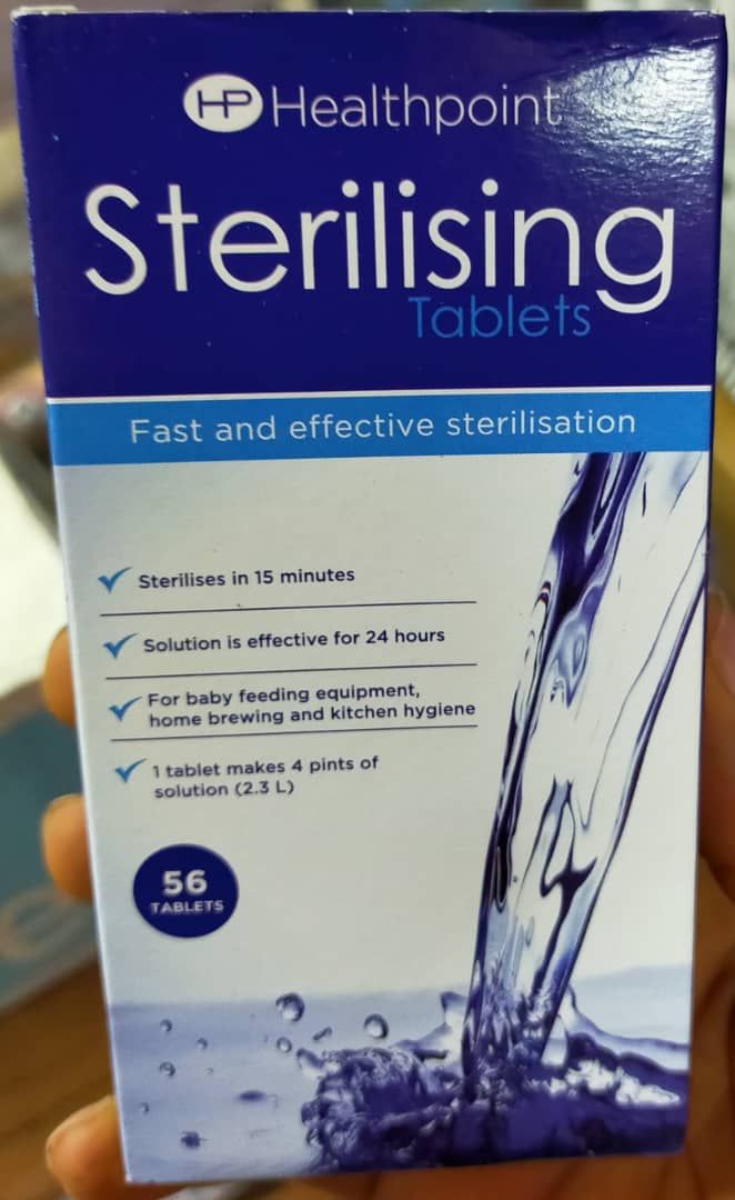 Sterilising Tablets - Pack Of 56 Tablets