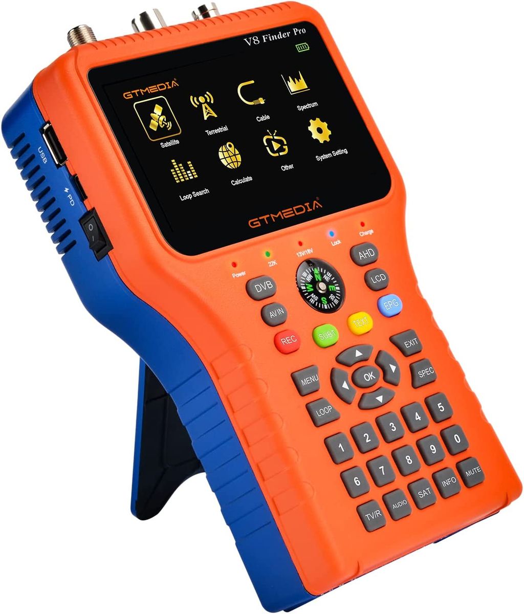 V8 Finder Pro Satellite Finder Meter SAT Finder TV Signal Finder