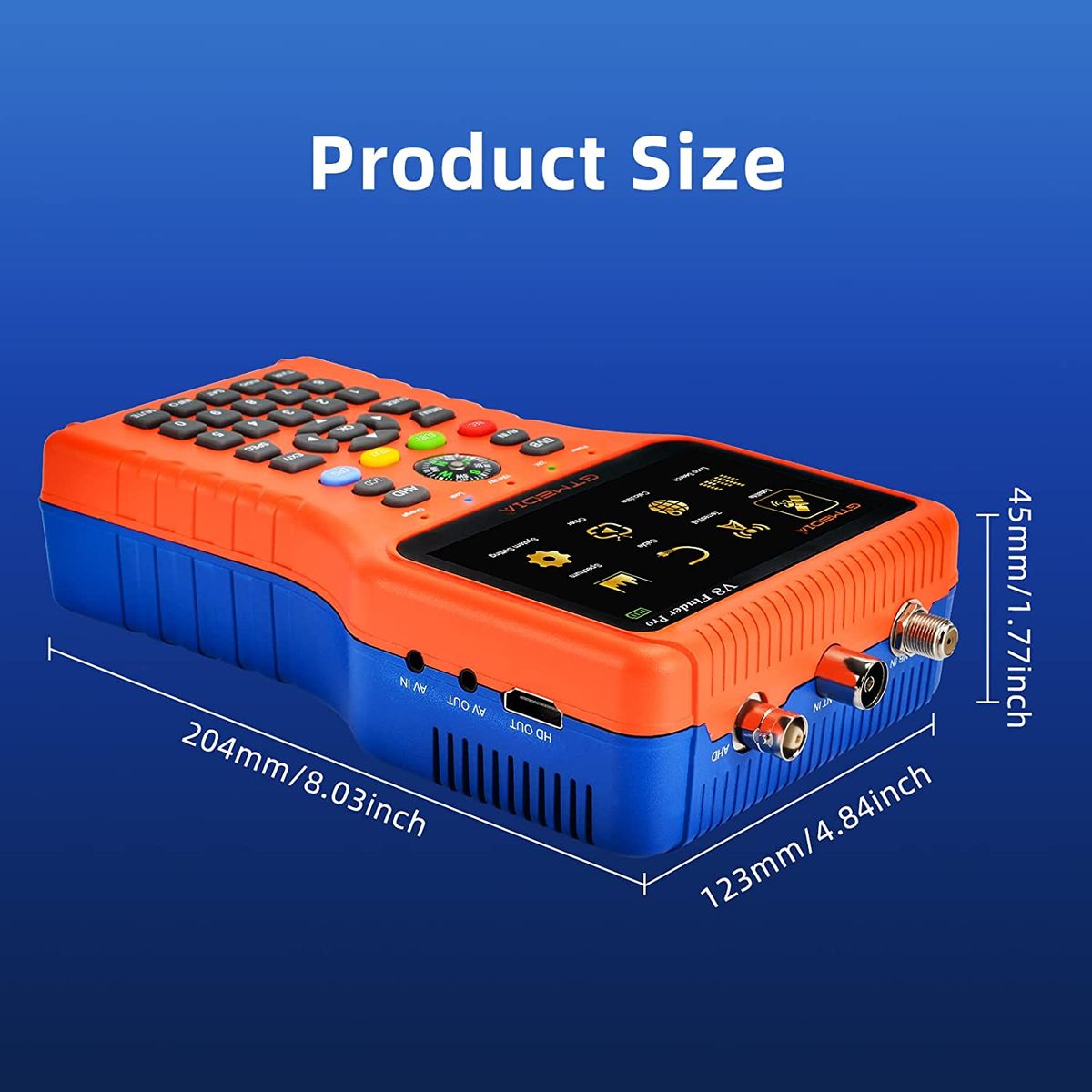 V8 Finder Pro Satellite Finder Meter SAT Finder TV Signal Finder