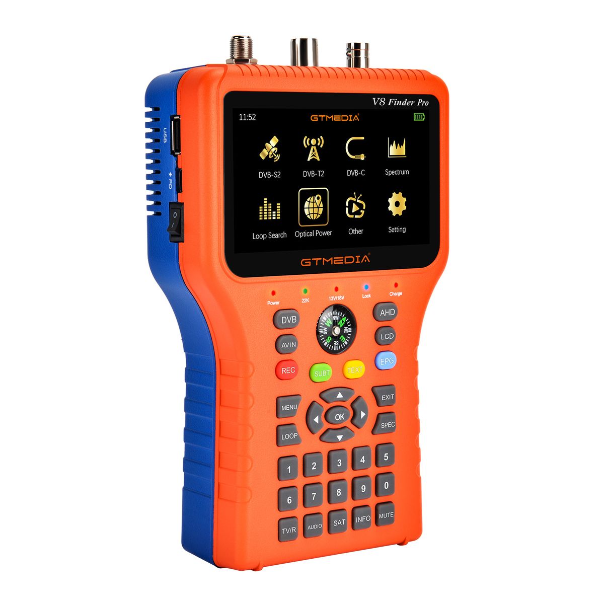 V8 Finder Pro Satellite Finder Meter SAT Finder TV Signal Finder