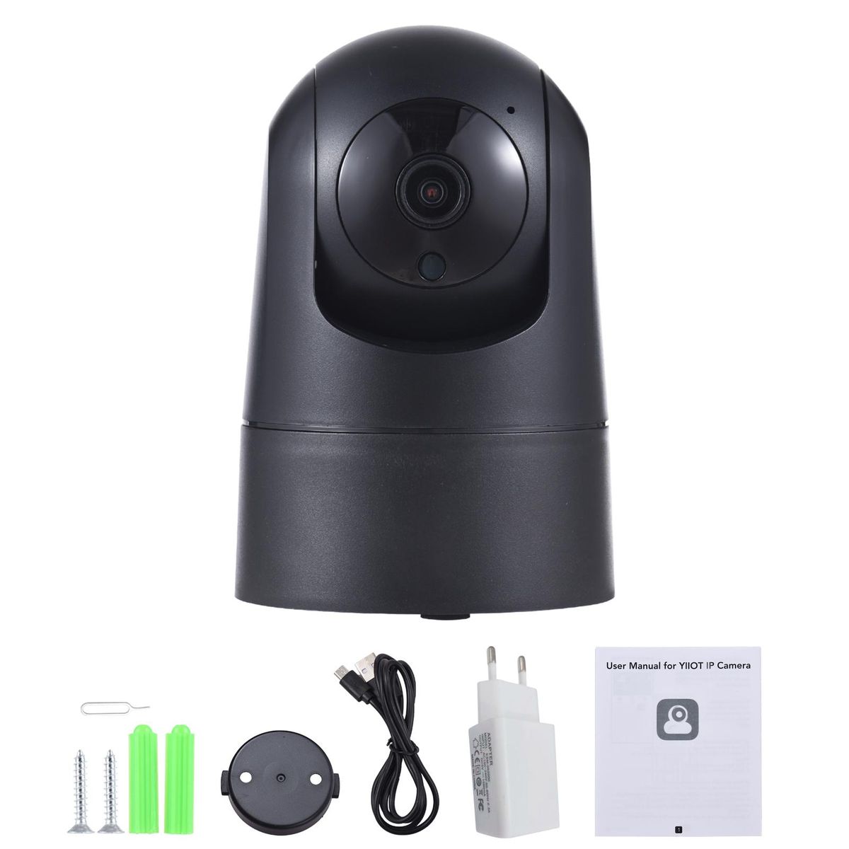2MP Indoor Security Camera Pan Tilt Cam For Baby Monitor Smart Motion Tracking Night Vision Two-Way Audio Support TF Record Wi-Fi Home Security Pet Camera For Dog Or Cat Motion Detection & Tracking Night Vision