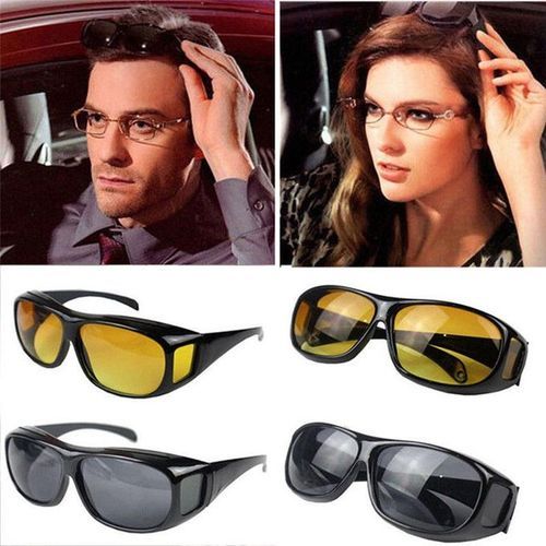 2 In 1 Night Vision Driving Glasses Goggles