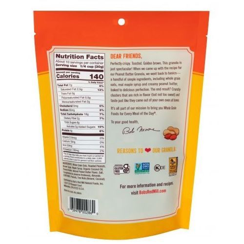 Peanut Butter Homestyle Granola 11oz 312grams