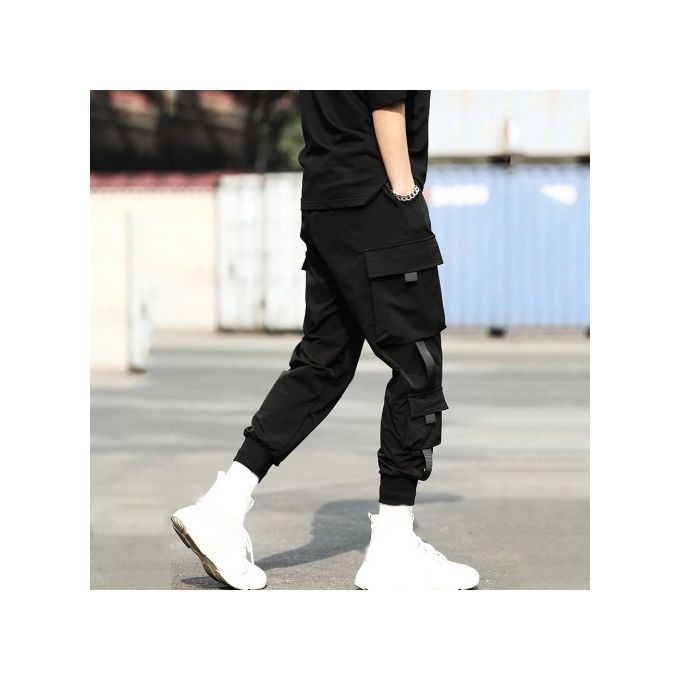 Cheap Simple Casual Women Joggers - Ladies Joggers - Black