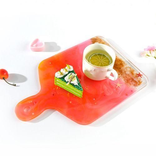Diy Handmade Handle Tray Mold Crystal Epoxy Resin