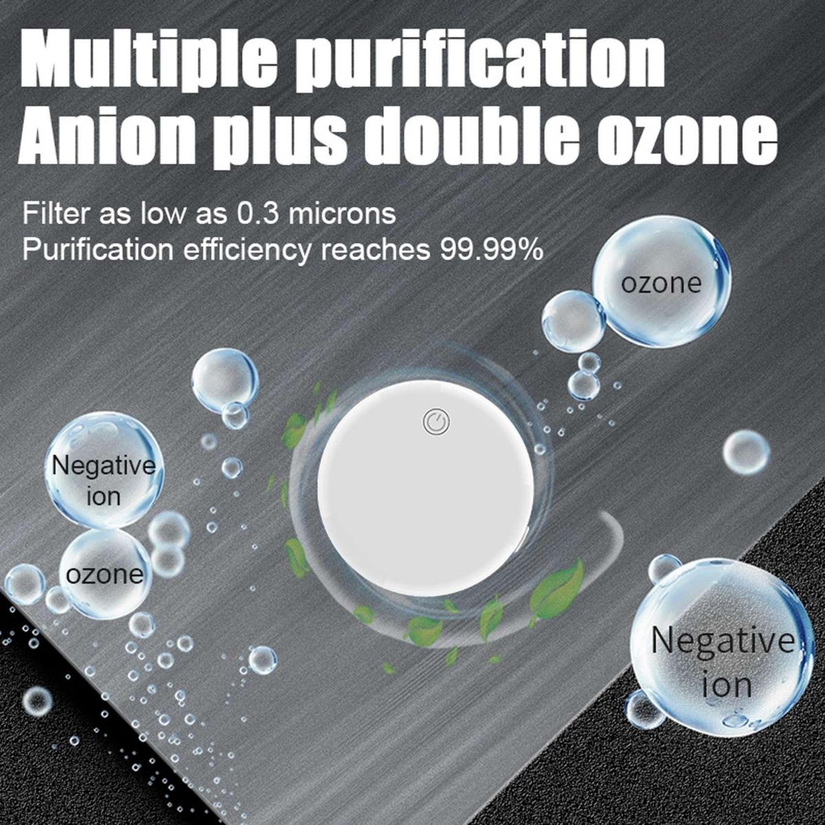 USB Portable Air Purifier Personal Mini Air Necklace Negative Ion Air Freshener No Radiation Low Noise for Home Travel