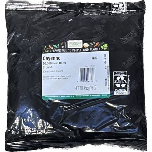 Ground Cayenne,16Oz 453g 90,000HU