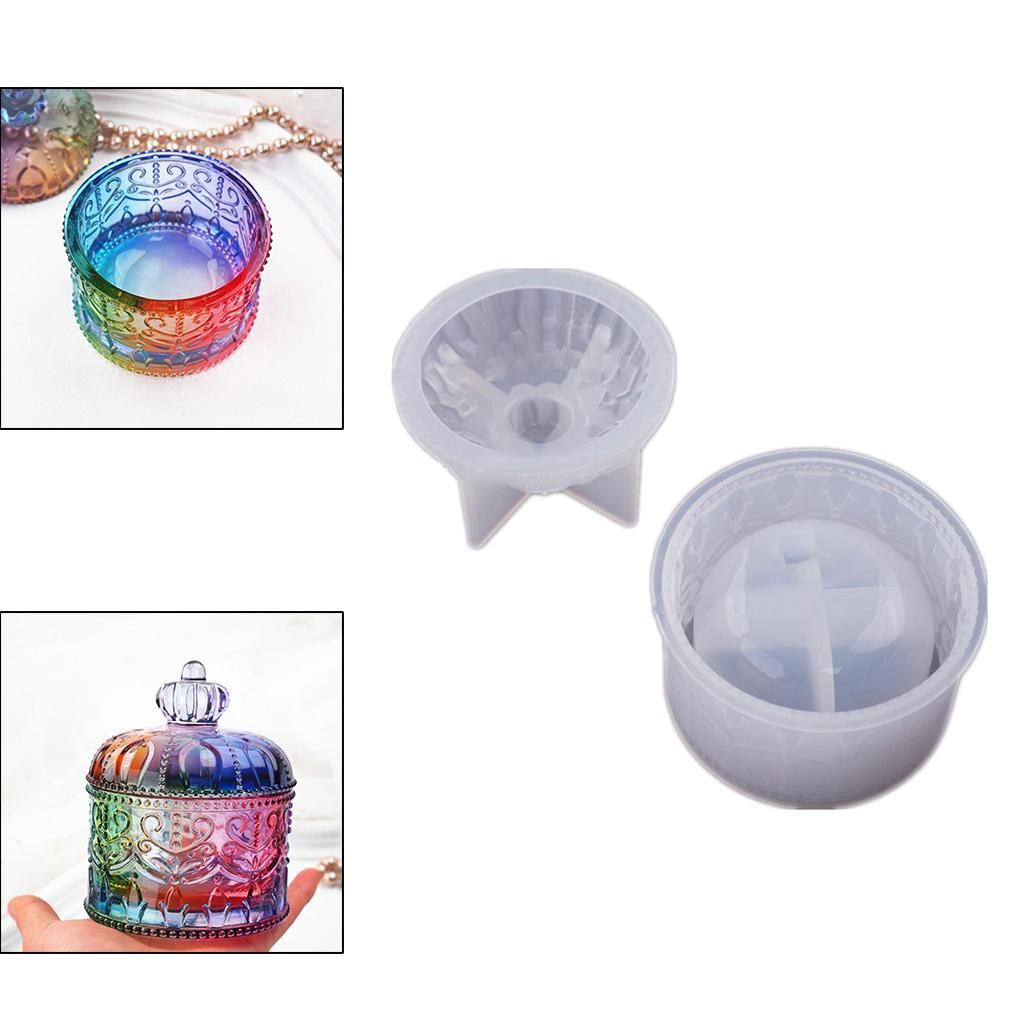 Silicone Jewellery Storage Box Resin Casting Mould DIY
