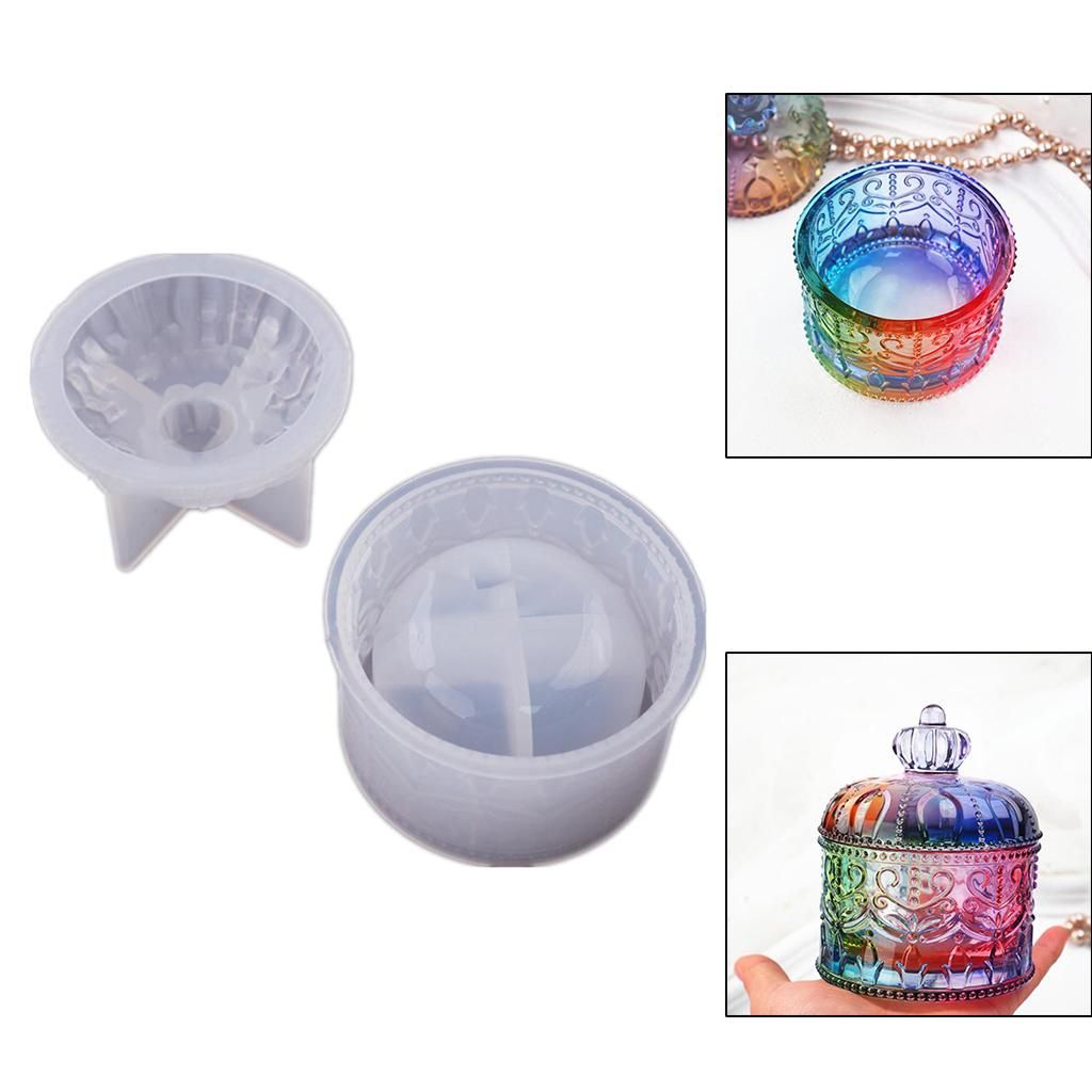 Silicone Jewellery Storage Box Resin Casting Mould DIY