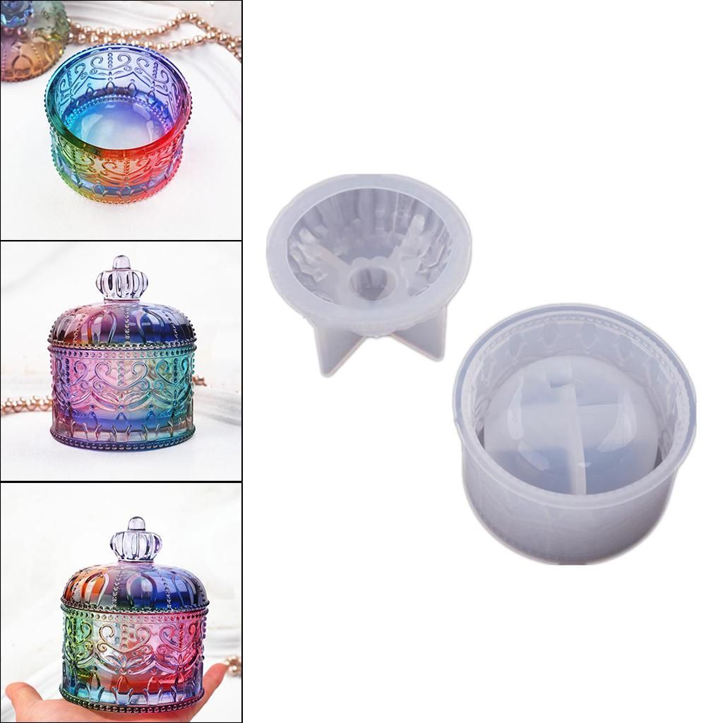 Silicone Jewellery Storage Box Resin Casting Mould DIY
