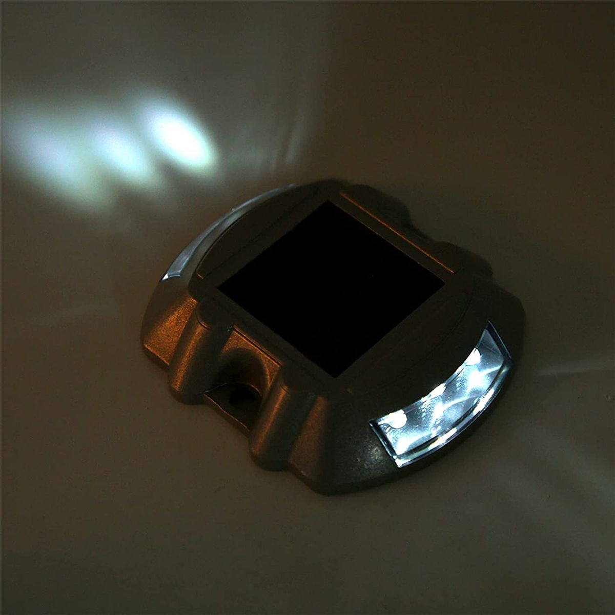 Reusable Solar Road, 2Pcs 6 LED Stud Lights Gro