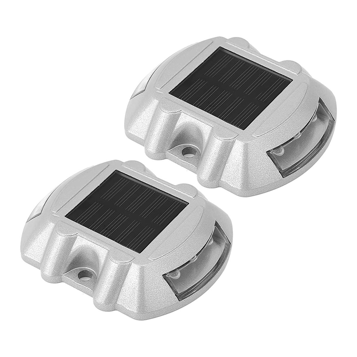 Reusable Solar Road, 2Pcs 6 LED Stud Lights Gro