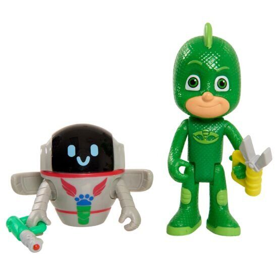 Hero & Villain 2pk Gekko & PJ Robot