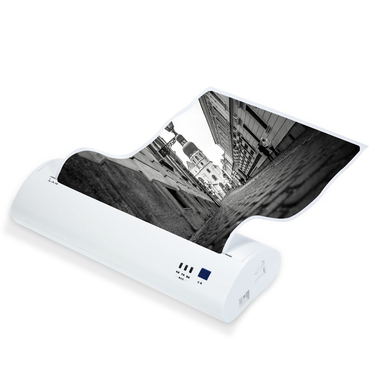 A4 Portable Thermal Printer 210mm Mini Mobile Photo Printer