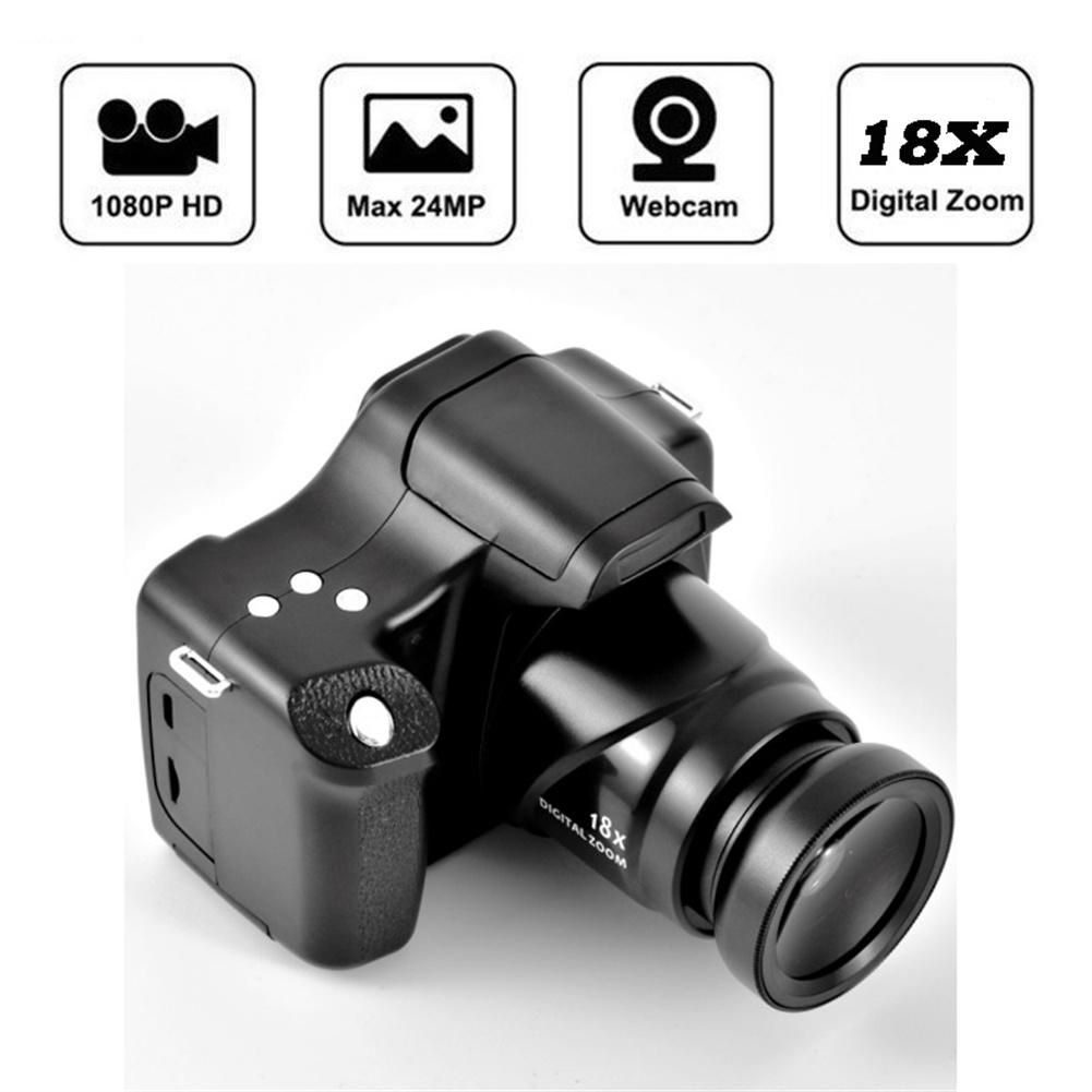 Video Camcorder With Microphone Led Fill Light Camera Kit