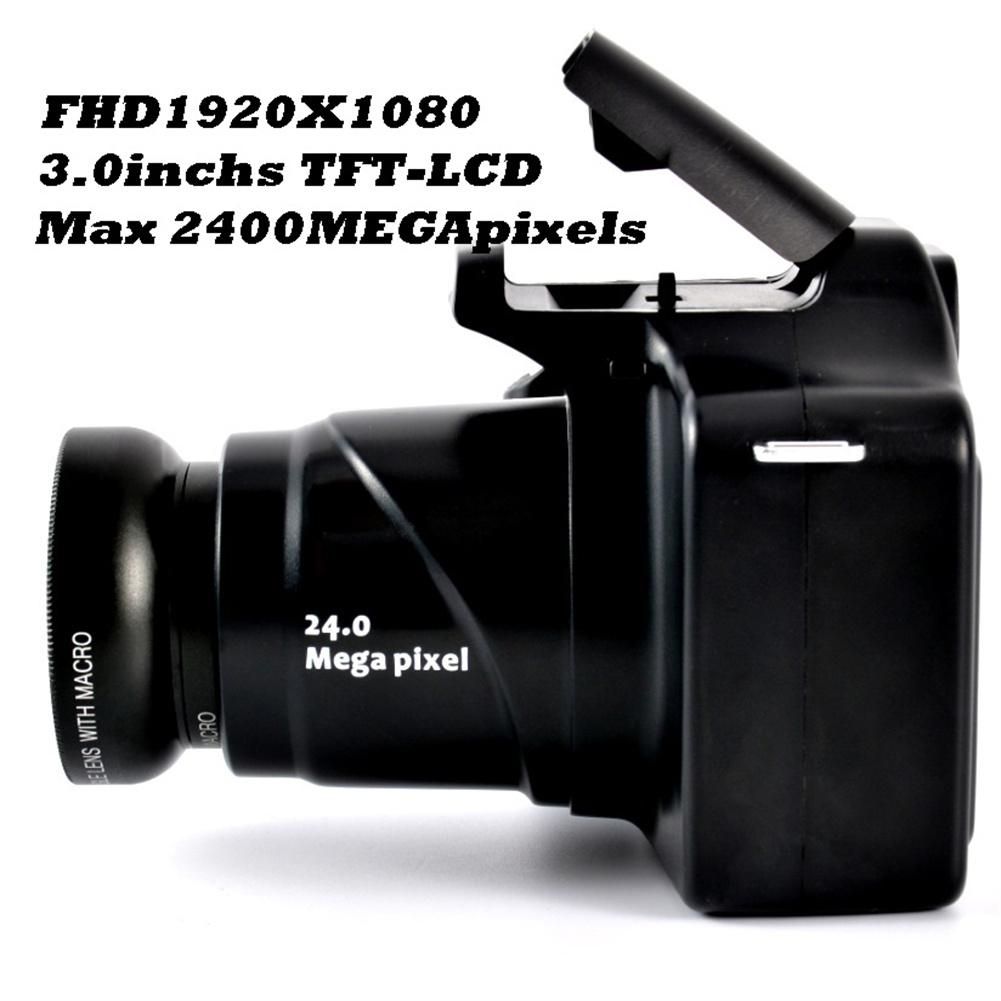 Video Camcorder With Microphone Led Fill Light Camera Kit