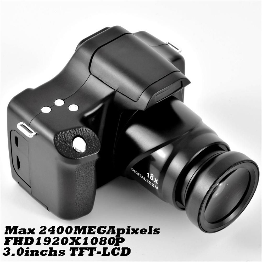 Video Camcorder With Microphone Led Fill Light Camera Kit