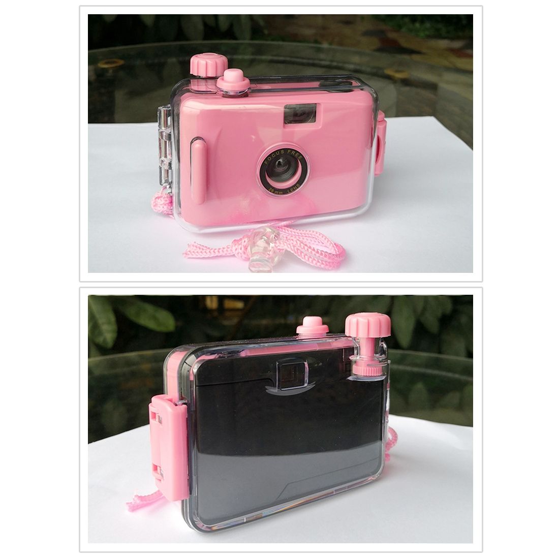 SUC4 5m Waterproof Retro Film Camera Mini Point-and-shoot Camera For Children (Baby Blue)