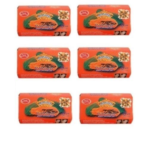 Papaya And Honey  Herbal Lightening Soap X 6 Packets.