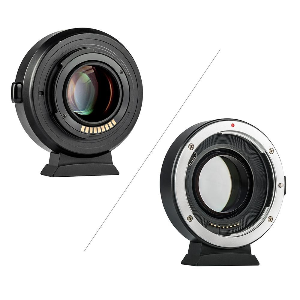 Viltrox EF-EOS M2 Auto Focus Lens Mount Adapter Ring 0.71X Focal Lenth Multiplier USB Upgrade Replacement for Canon EF Series Lens to EOS EF-M Mirrorless Camera for Canon EOS M/ M2/ M3/ M5/ M6/ M10/ M50/ M100