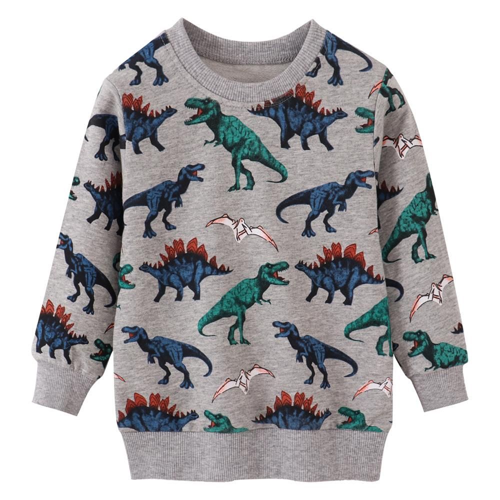 Boy's hoody knitted terry cotton long sleeve cartoon sweater new boys autumn clothing Euro
