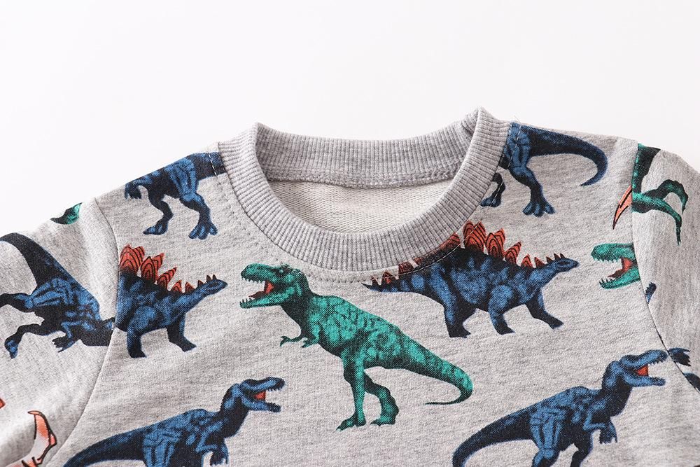Boy's hoody knitted terry cotton long sleeve cartoon sweater new boys autumn clothing Euro