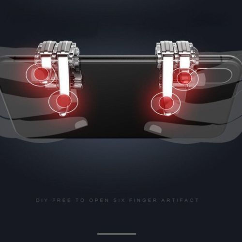 1 Pair Mobile Game Controller For PUBG Sensitive Shoot Aim Trigger Buttons Mobile Game Joystick For Android For IOS