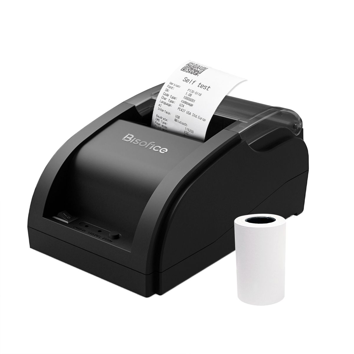 Desktop 58mm Thermal Receipt Printer Wired Barcode