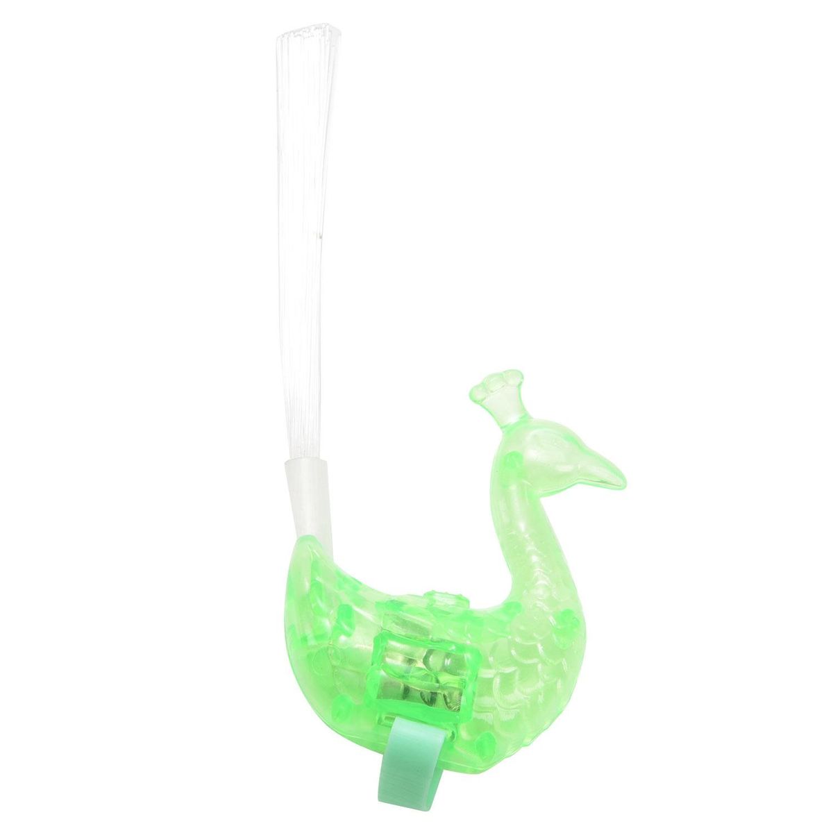 LED Flash peacock finger lights luminous colour rings