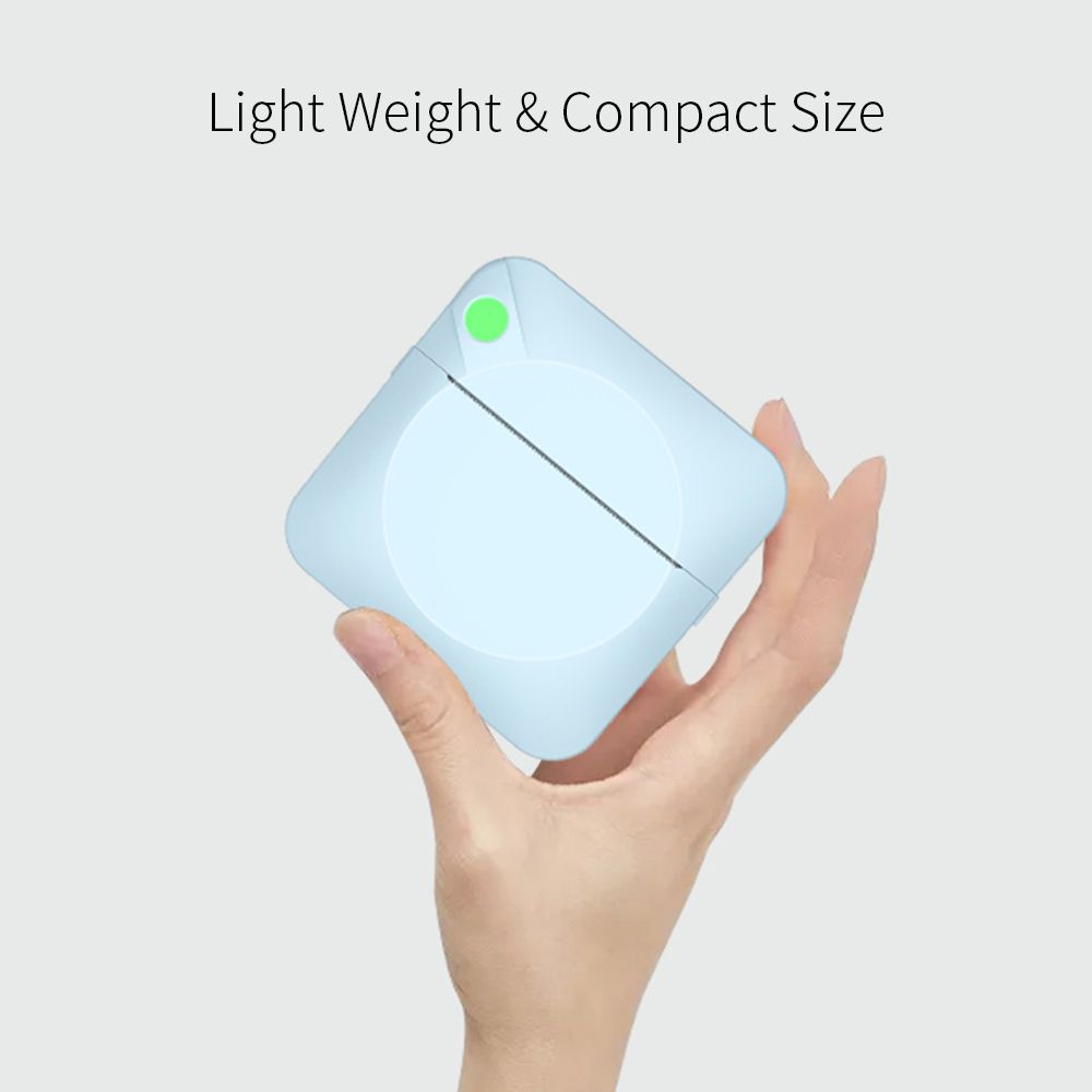 Portable Mini Thermal Printer Wirelessly BT 200dpi Photo