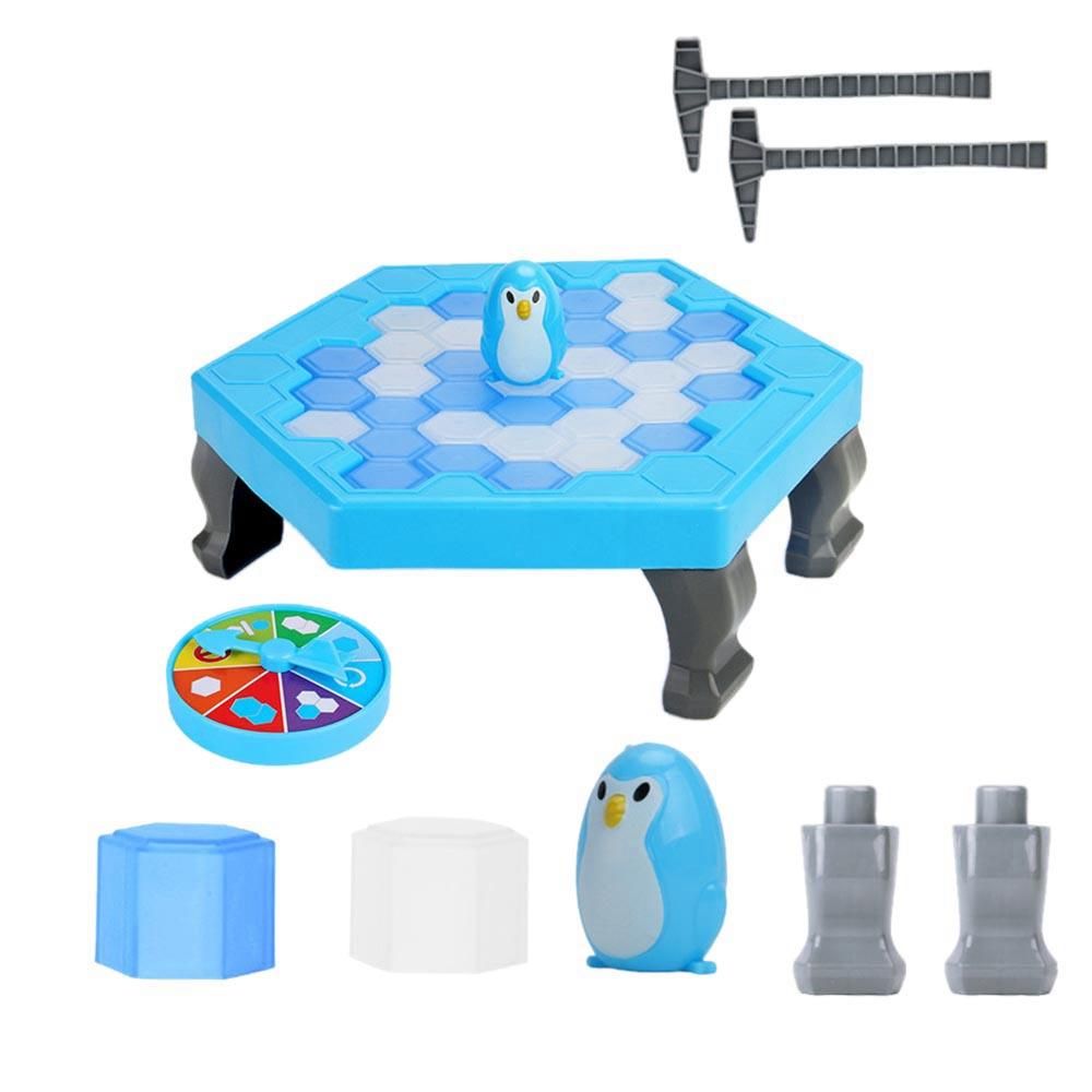 Family Table Games Penguin Trap Ice Breaker Table Toys Saving Penguin Balance B