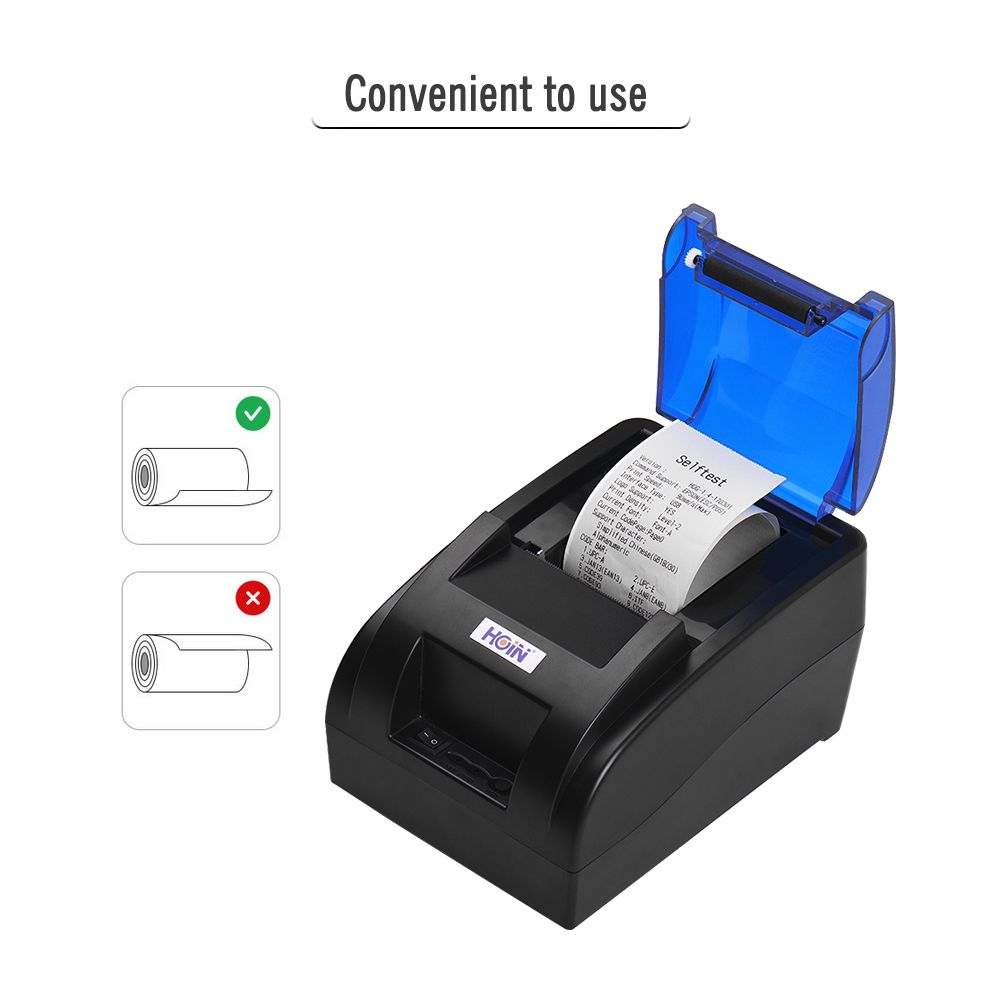 USB Portable 58mm Thermal Receipt Printer Ticket Bill