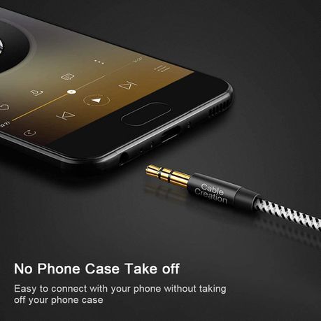 0.9M AUX CABLE 3.5MM MALE TO MALE CORD