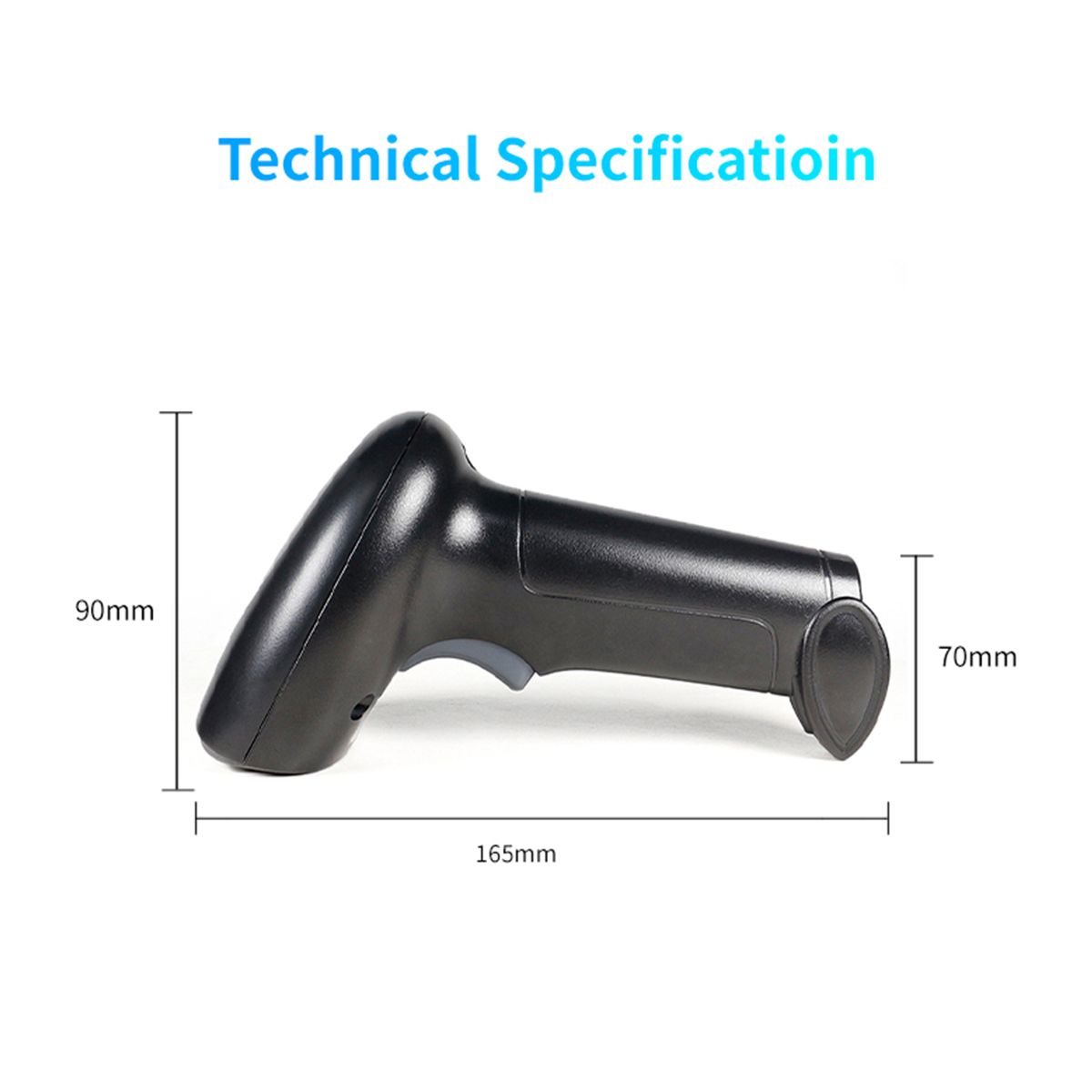 USB Barcode Scanner 1D 2D QR Handheld Wired Bar Code Reader