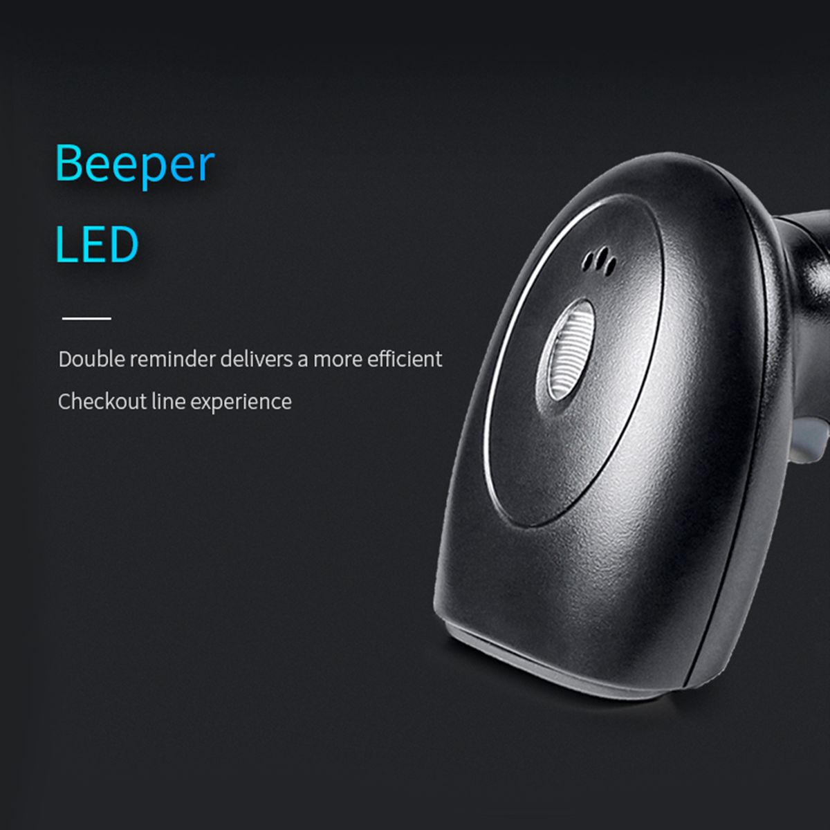 USB Barcode Scanner 1D 2D QR Handheld Wired Bar Code Reader