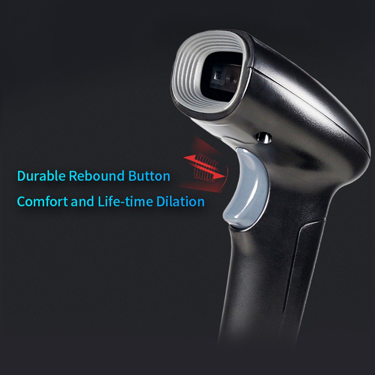 USB Barcode Scanner 1D 2D QR Handheld Wired Bar Code Reader