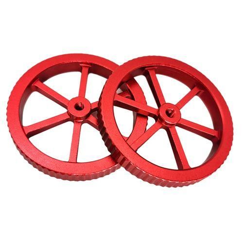 4PCS Red Metal Leveling Large Nut M4 Is Suitable