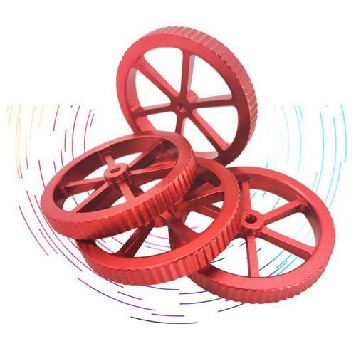 4PCS Red Metal Leveling Large Nut M4 Is Suitable
