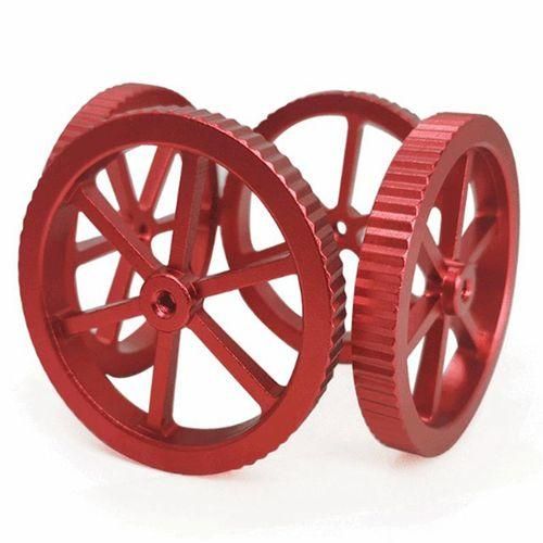 4PCS Red Metal Leveling Large Nut M4 Is Suitable