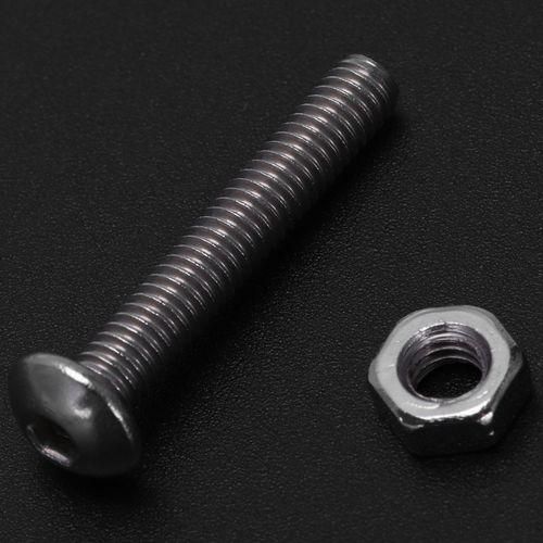 170Pcs M4 Stainless Steel Hex Drive Button Head