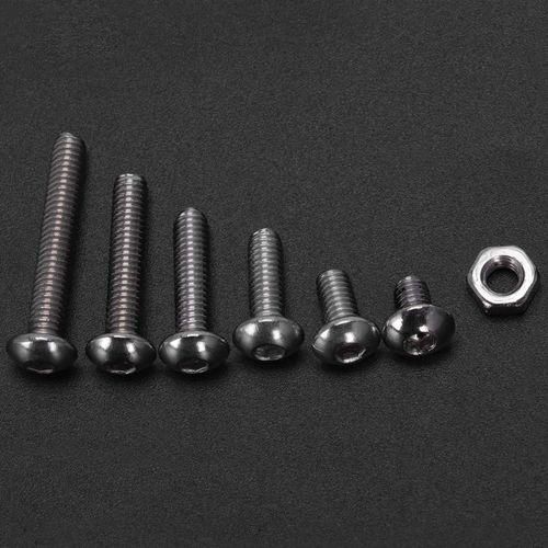 170Pcs M4 Stainless Steel Hex Drive Button Head