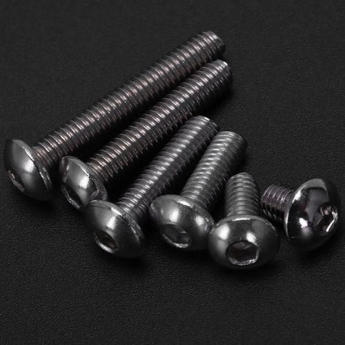 170Pcs M4 Stainless Steel Hex Drive Button Head